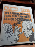 Journal Charlie Hebdo 1978 n°288 vintage satire politique couverture frite