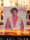 Vinyle 45T John Travolta Sandy Grease vintage, single disque années 70