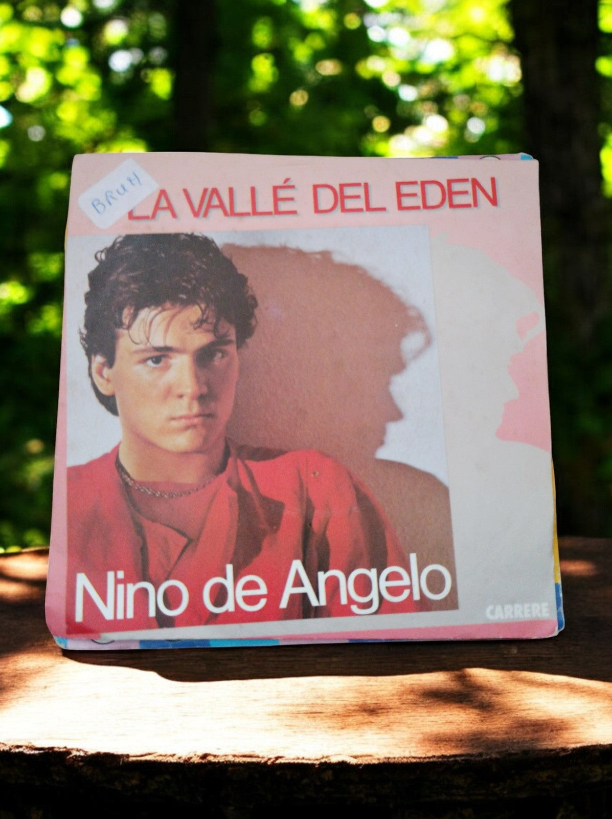 Vinyle 45 tours Nino de Angelo La Vallée del Eden vintage Carrere