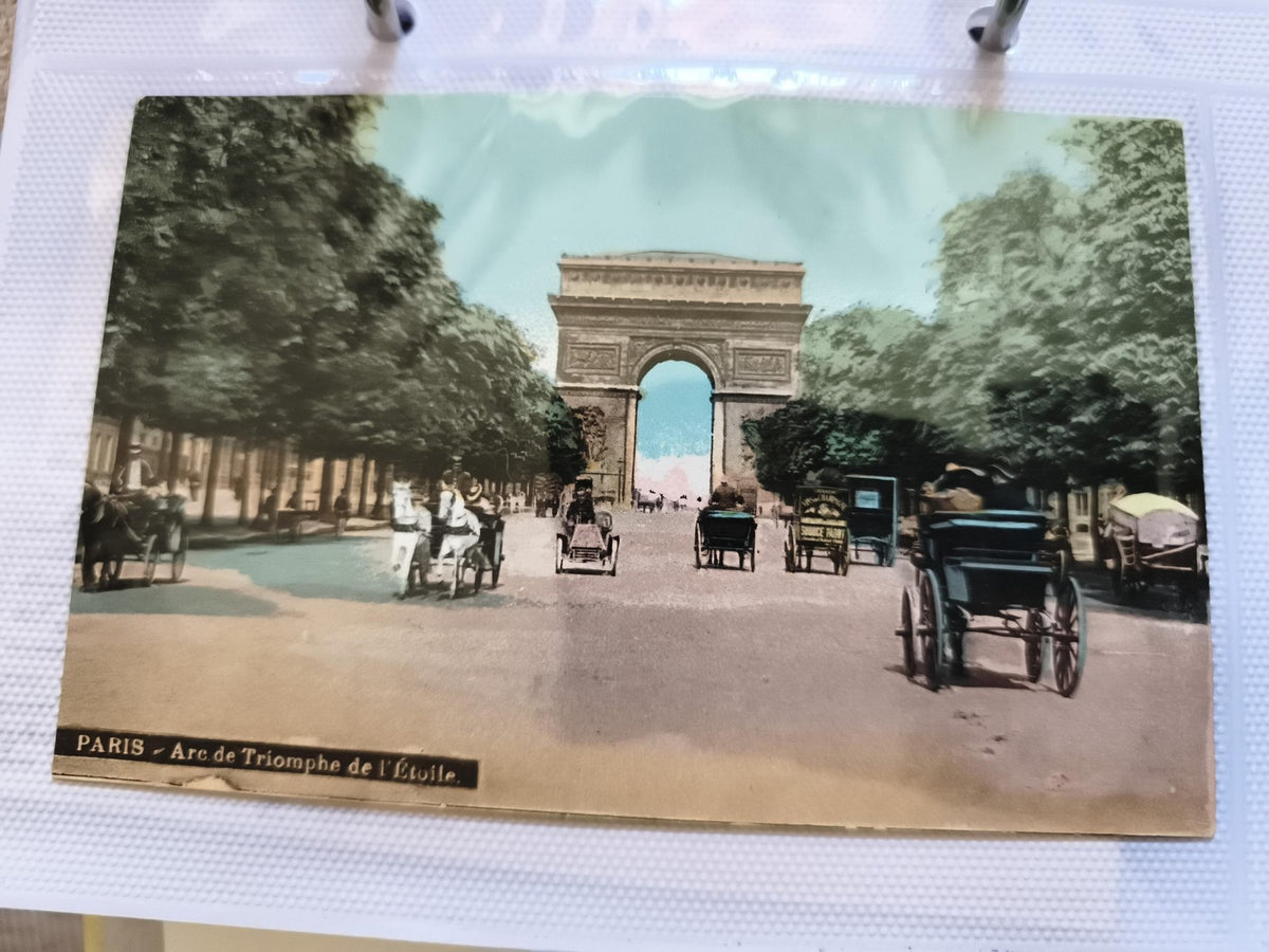 CPA Paris Arc de Triomphe de l'Étoile carte postale ancienne couleurs