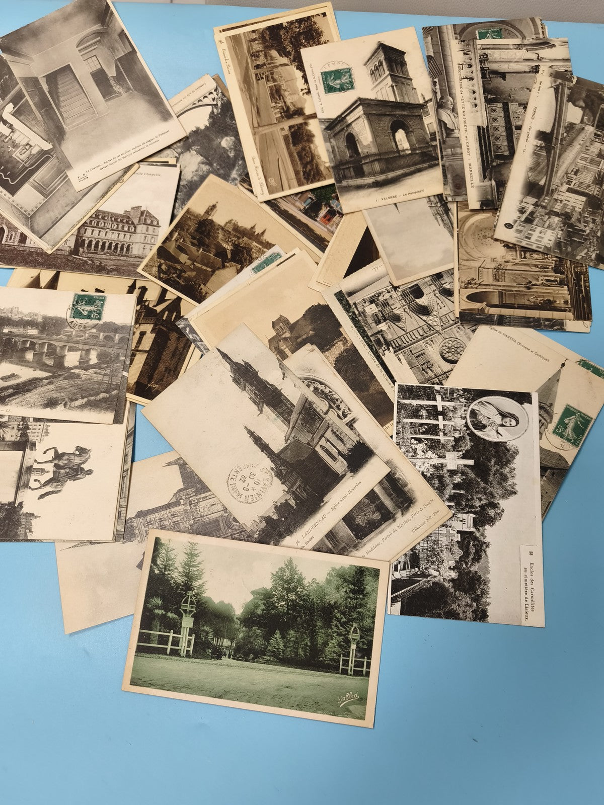Lot cartes postales anciennes CPA divers lieux France vintage collection (Ref 6)