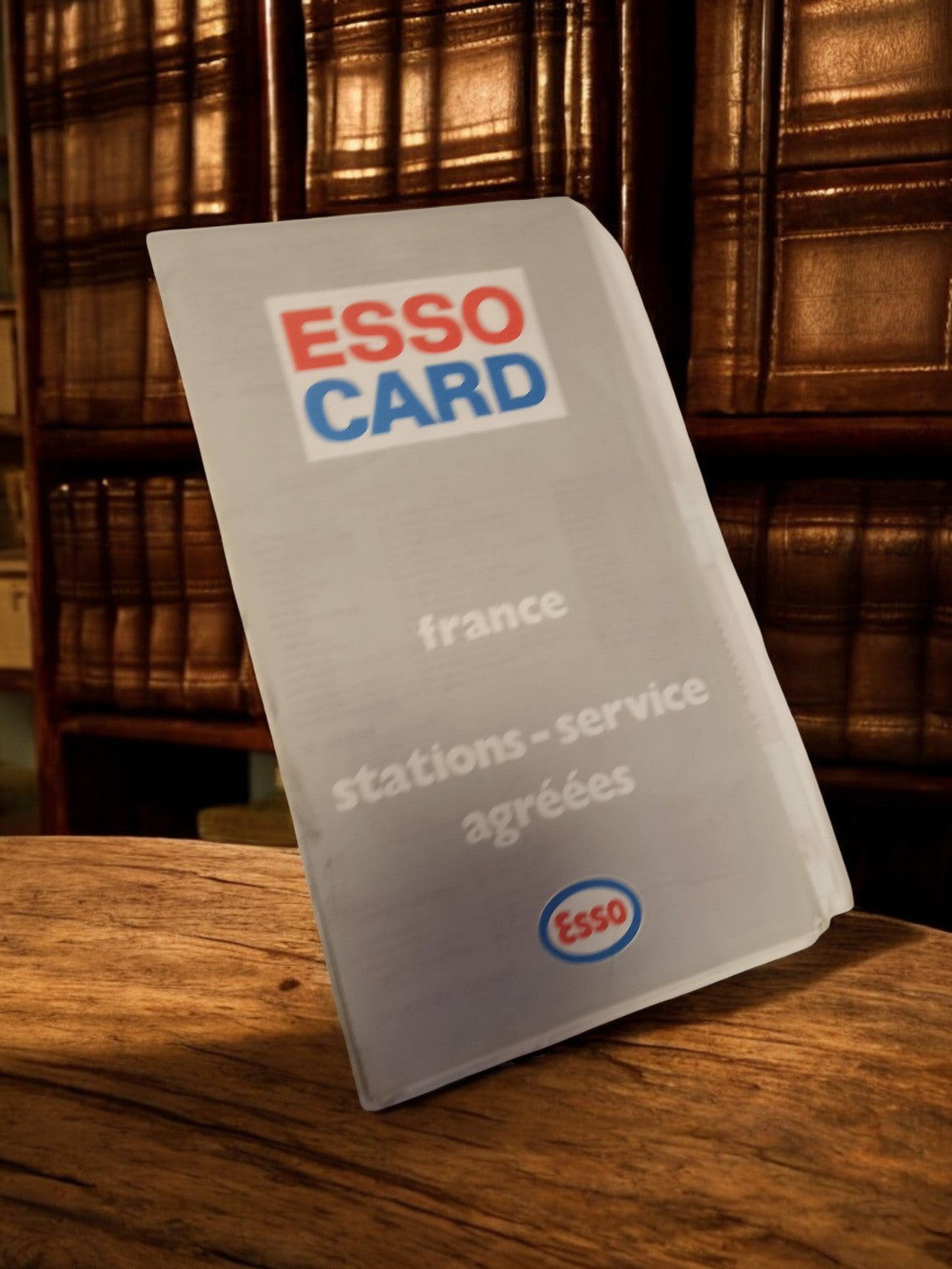 Carte routière Esso Card France vintage rétro stations-service années 70
