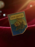 Pin's vintage Terre Sauvage dauphin badge publicitaire ancien rétro