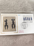 Lettre Premier Jour Yves Klein CEF 1980, Anthropométrie époque bleue, timbre 5F