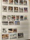 Lot de timbres philatélie Italie divers motifs couleurs variées (support non inc