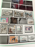 Timbres Monaco lot thématique animaux monuments bateaux philatélie