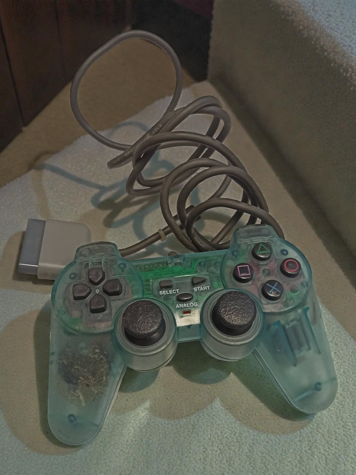 Manette compatible PlayStation PS1 filaire pour console Sony, modèle Générique