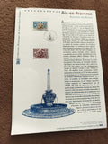 Feuillet philatélique Aix-en-Provence 2005 timbres France oblitérés