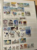 Lot de timbres Israël d?occasion, motifs variés, couleurs vives (support non inc