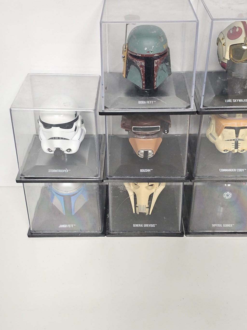 Rare lot casques Star Wars vintage collection, anciens modèles pour collectionne