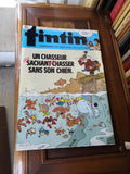 Magazine Tintin vintage BD franco-belge – Couverture Dupa – rare collector
