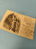 Carte postale ancienne Bretagne Botrel illustrée, costume traditionnel, écrite
