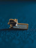 Pin's vintage Collège Jean Moulin ancien badge publicitaire rétro