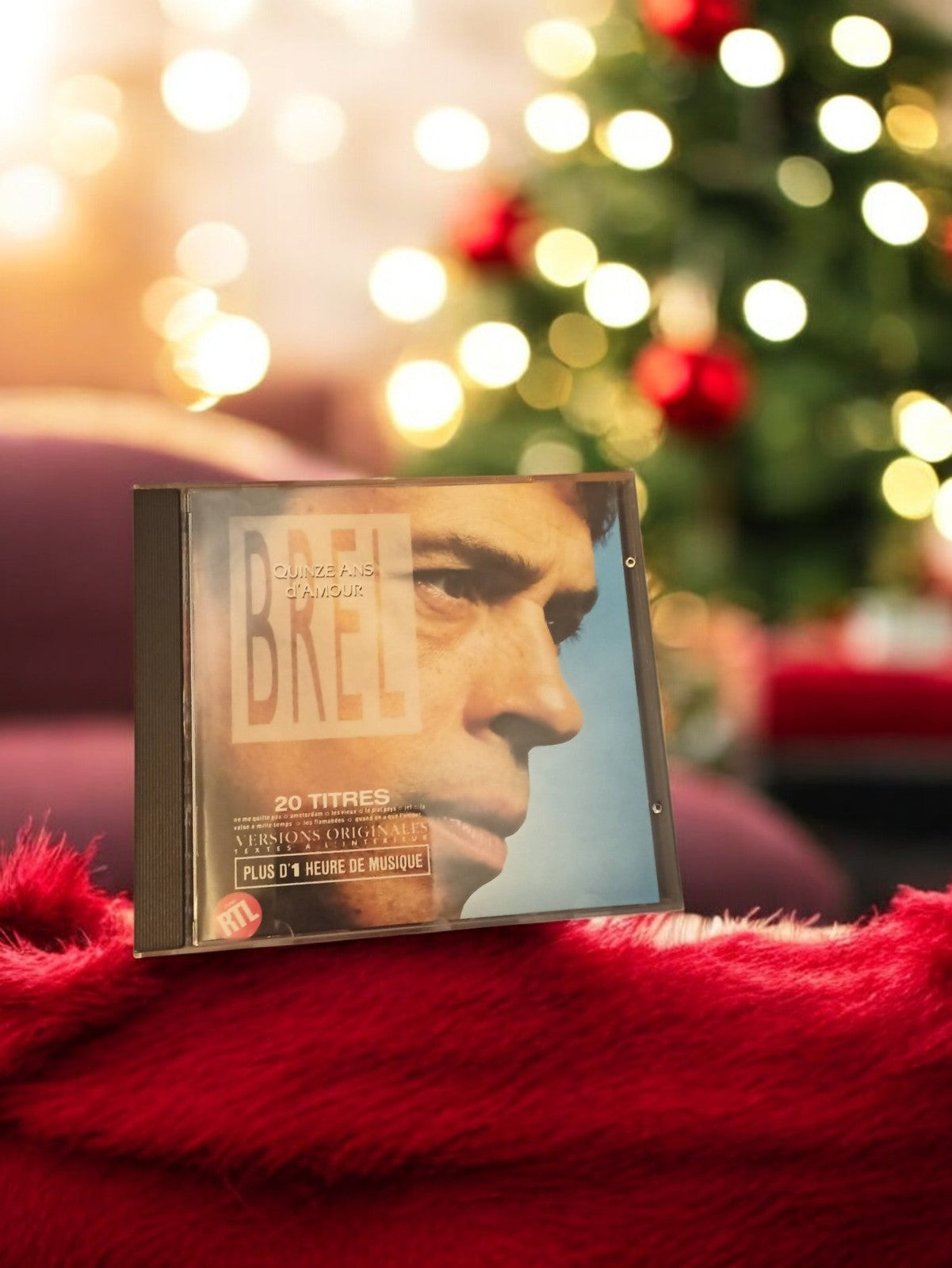 CD Jacques Brel Quinze ans d'amour ? 20 titres, chanson française, best of