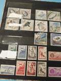 Lot anciens timbres oblitérés Monaco sport aviation philatélie collection