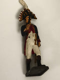 Figurine soldat empire ancien plomb uniforme tricorne décoré peinture main