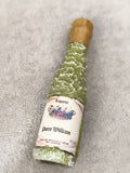 Miniature liqueur Poire William Goulby bouteille décorative partiellement rempli