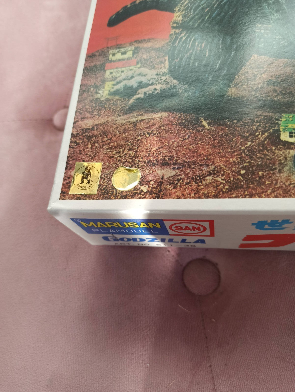 Maquette Godzilla Marusan 1964 vintage – boîte d’origine japonaise Toho