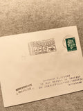 Lettre philatélique Festival de l’Image Épinal oblitération 88 timbre 0,30 vert