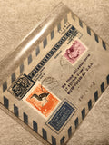 Lettre affranchie Hongrie Magyar Posta timbres gymnastique oiseau Par Avion