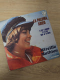 Vintage 45 tours ancien vinyle Mireille Mathieu disque rétro collection musique