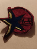 Écusson ancien étoile brodée PA-48, patch vintage militaire, badge tissu