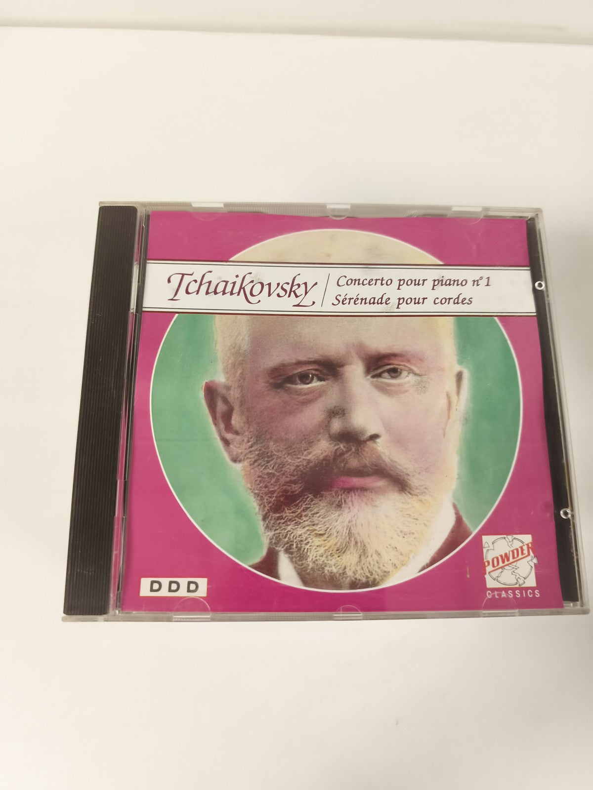 CD Tchaikovsky Concerto pour piano n°1 Sérénade pour cordes Pochette rose