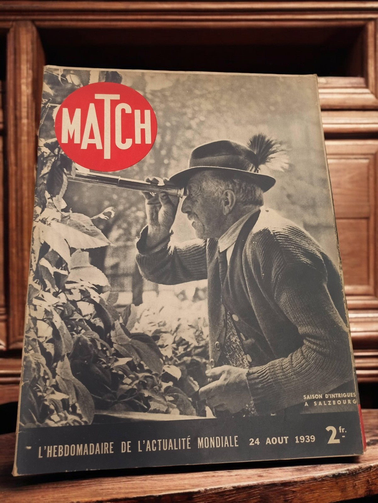 Magazine Match 24 août 1939 ancien presse rétro France vintage hebdomadaire