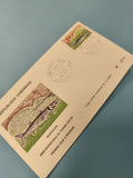 Enveloppe FDC Gabon Barracuda timbre 1er jour émission Libreville 1983