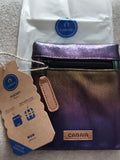 Pochette Cabaia irisée 15 cm neuve, mini trousse zippée, Pocket Small