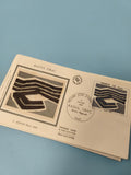 Enveloppe FDC Premier Jour d?émission Raoul Ubac 1980 illustration abstraite