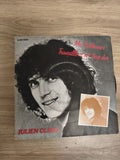 Vinyle 45T Julien Clerc Ma Préférence Travailler c'est trop dur pochette photo