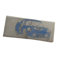 Plan de conception Scalextric Dinky Toys calque voiture course bleu 10cm