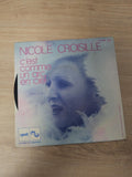 Disque vinyle 45 tours ancien Nicole Croisille rétro collection musique français