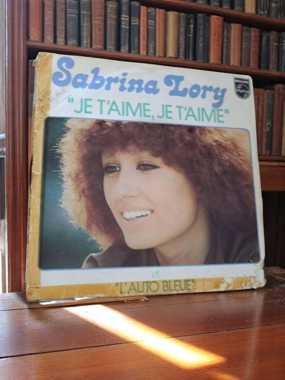 Vinyle 45 tours Sabrina Lory Je t’aime Je t’aime vintage rétro Philips