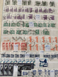 Lot de timbres oblitérés de Pologne, motifs architecturaux et portraits variés