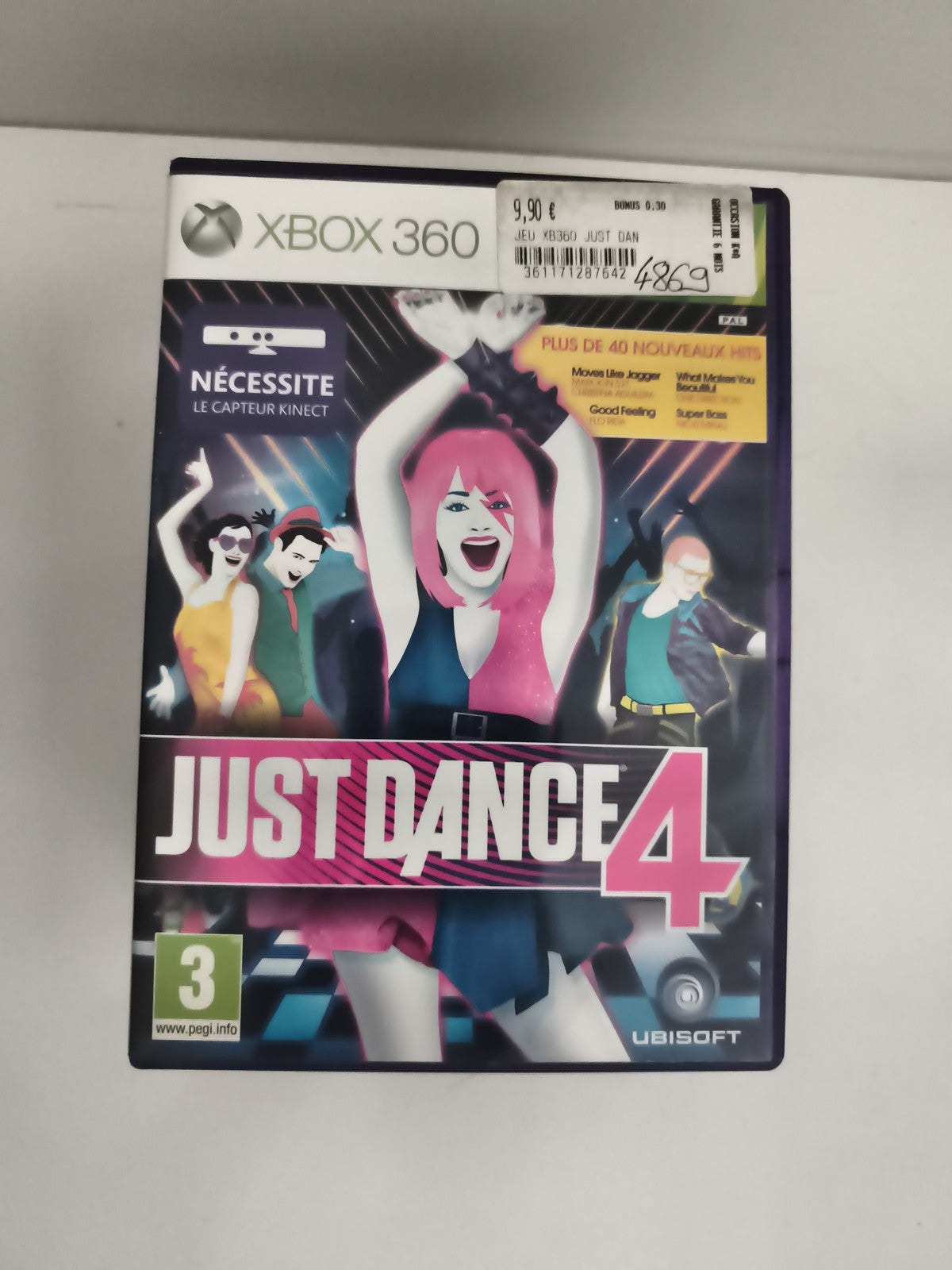 Jeu Xbox 360 Just Dance 4 Ubisoft Kinect compatible jeu vidéo