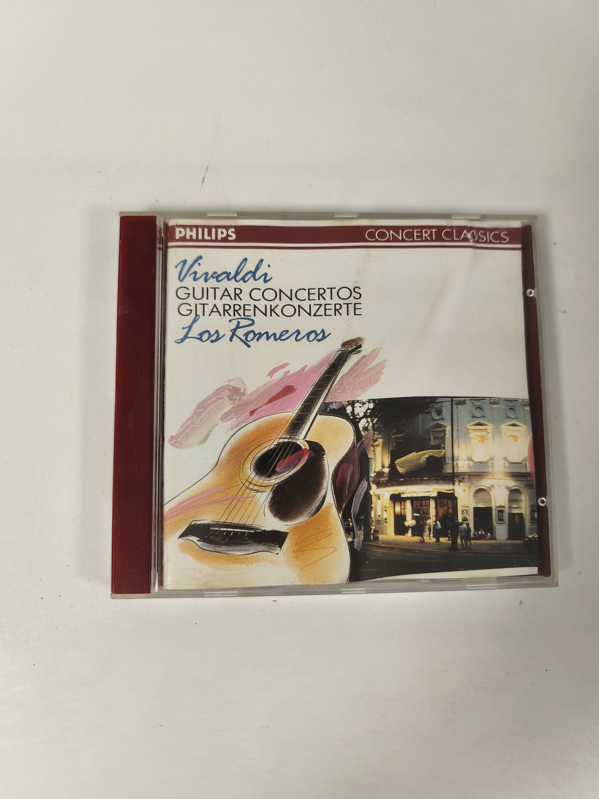 CD Vivaldi Guitar Concertos Los Romeros Philips Concert Classics boîtier rouge
