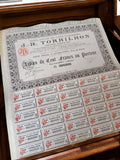 Action au porteur J.B. Torrilhon 1921 ancien titre financier vintage rétro