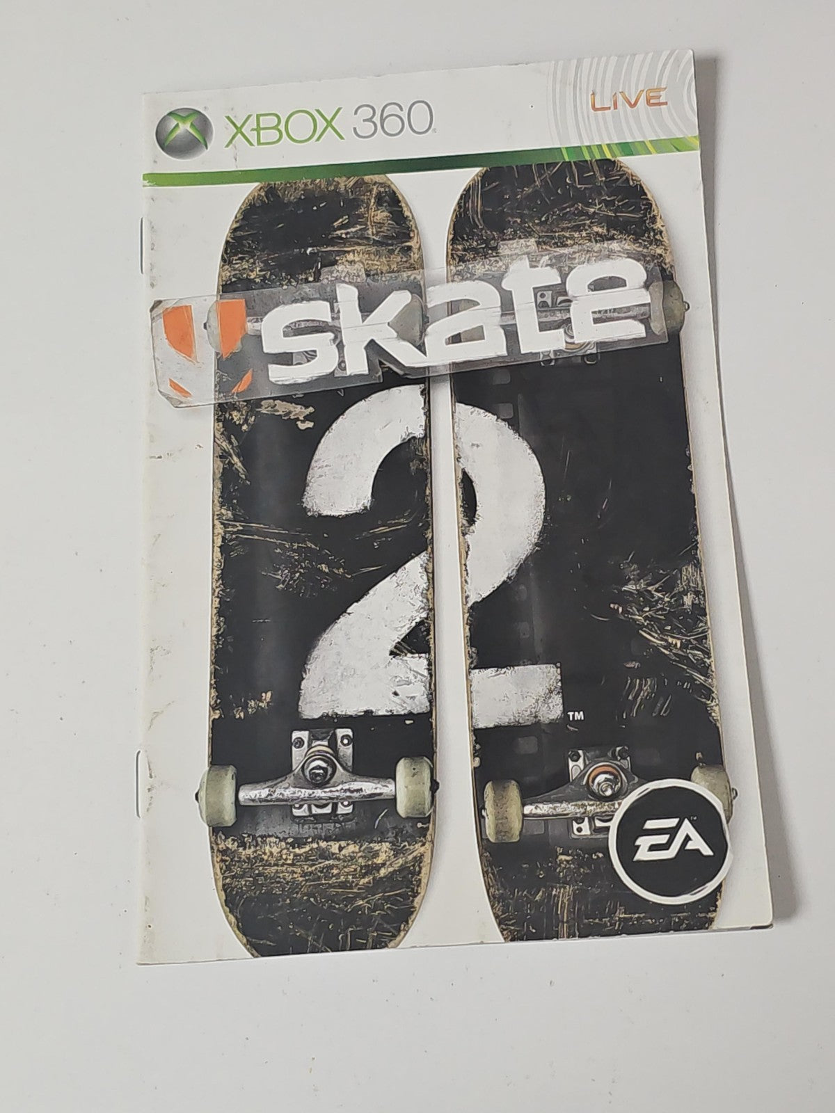 Notice originale seule pour jeu Skate 2 sur Xbox, manuel d'instructions français