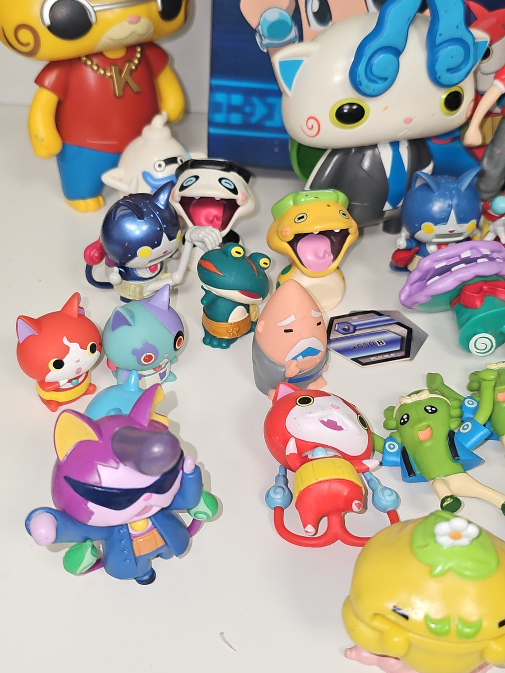 Lot vintage figurines Yokai Watch occasion, collection rare, jouets anciens enfa