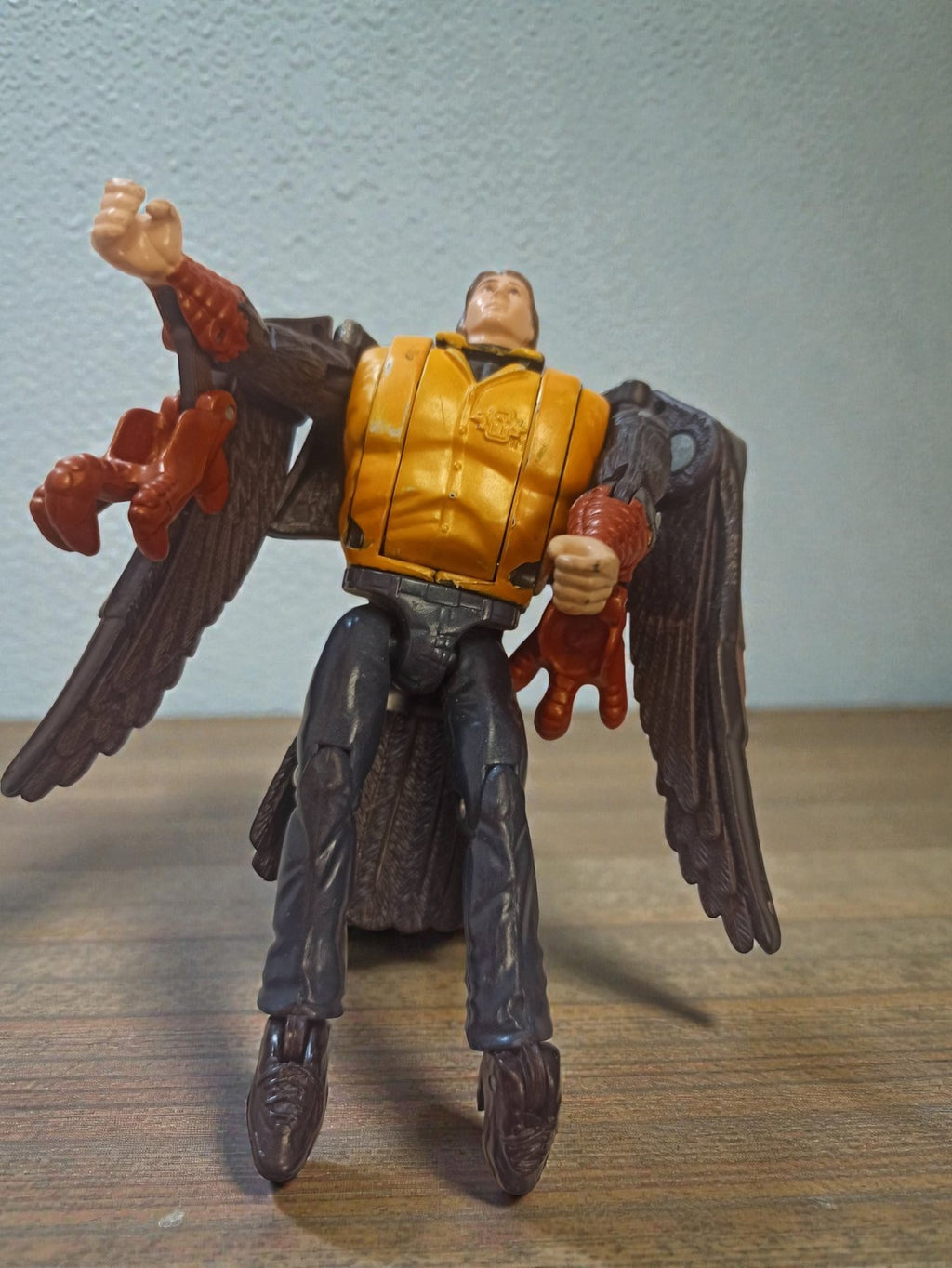 Figurine vintage Transformers Animorphs Tobias Hawk 1998 articulée oiseau