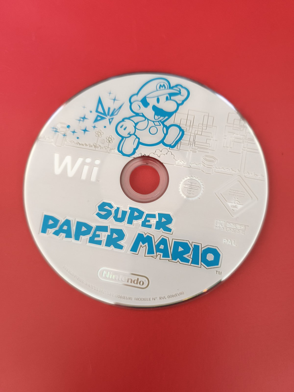 Super Paper Mario CD seul pour Nintendo Wii jeu original d'occasion Nintendo