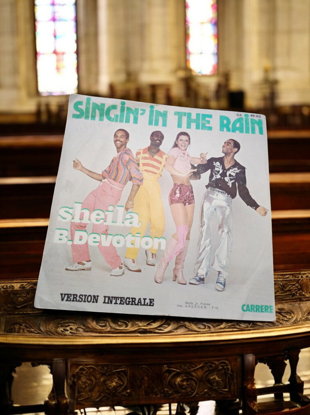 Vinyl 45 tours vintage Sheila Devotion - État non testé