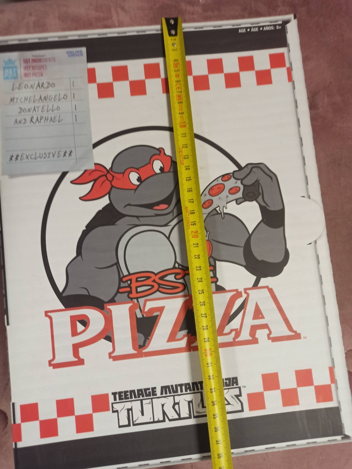 Figurines Teenage Mutant Ninja Turtles BST Pizza coffret exclusif neuf