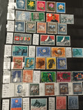 Timbres Suisse Helvetia lot thématique animaux fleurs montagne Europa