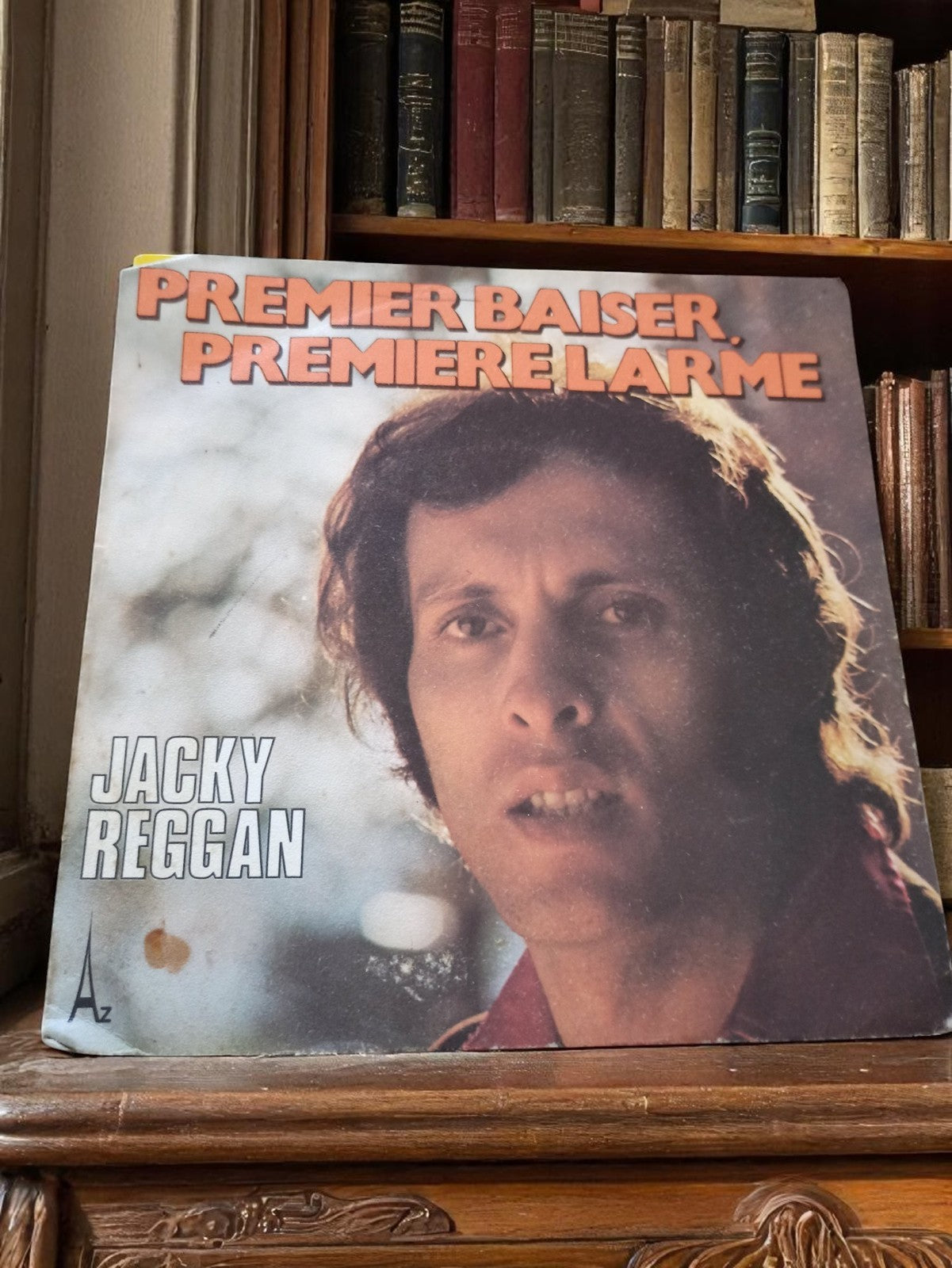 Vinyle 45T Jacky Reggan Premier Baiser Première Larme vintage Az