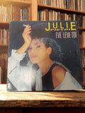 Vinyle 45 tours Julie Pietri Eve Leve-Toi pochette vintage rétro chanson