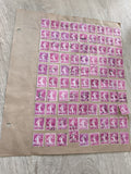 Gros lot timbres anciens Marianne 20c violets oblitérés, planche philatélie étud