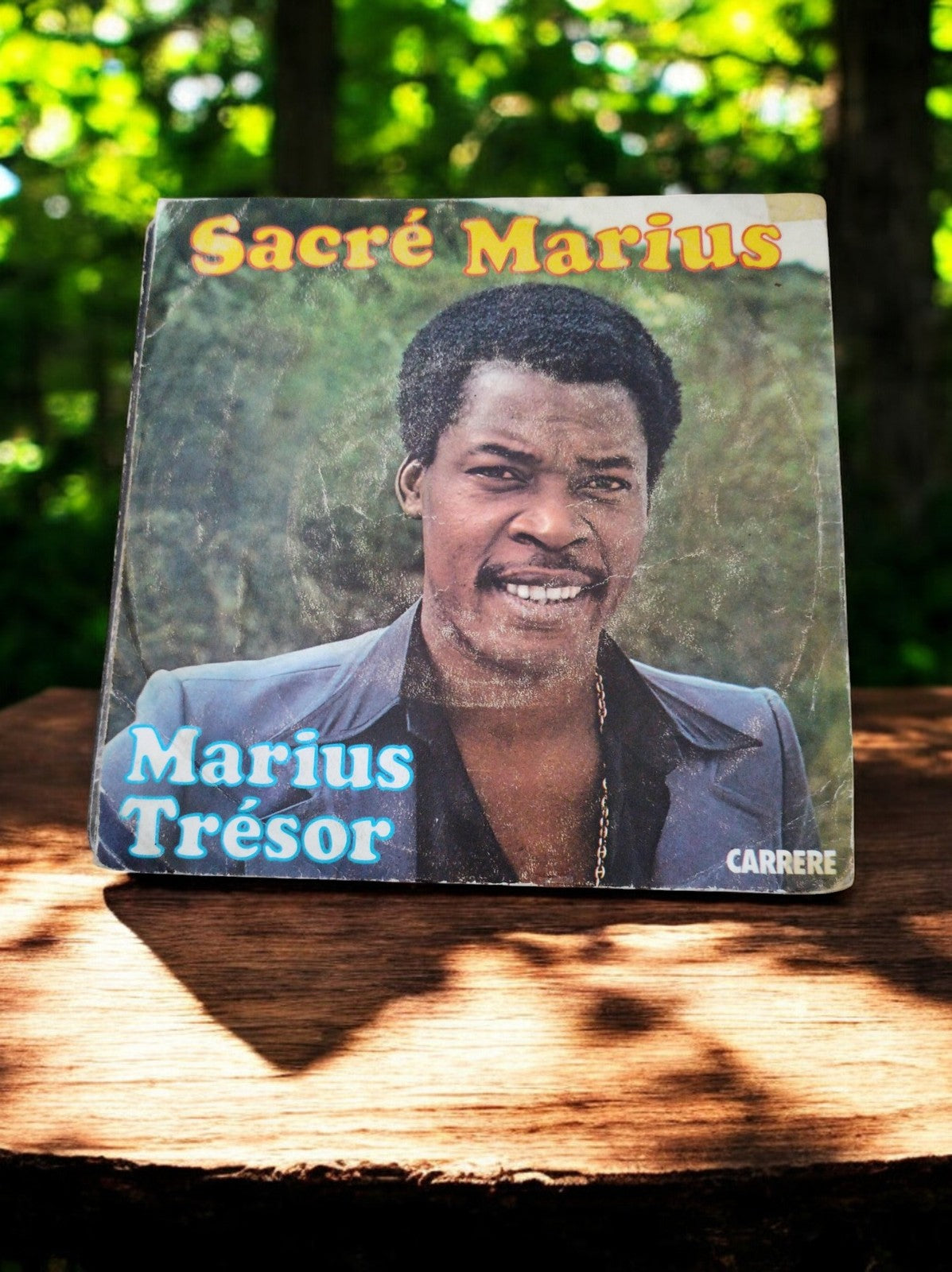 Vinyle 45T vintage "Sacré Marius" Marius Trésor Carrere rare collection